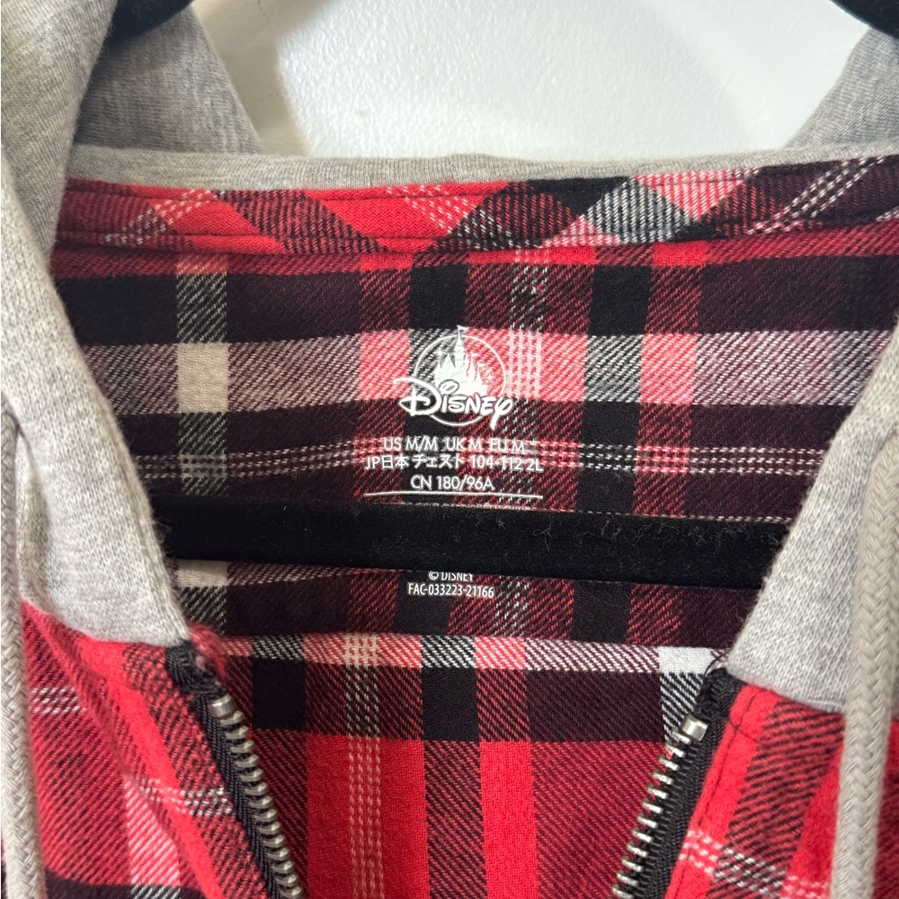 DISNEY x TOY STORY WOMENS FORKY GRAPHIC ZIP UP FLANNEL MEDIUM - Picture 4 of 9
